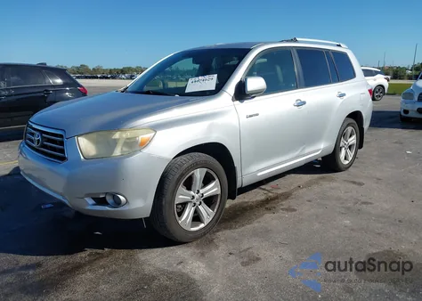 2008 Toyota Highlander Limited from USA, damaged, VIN JTEES42A082063396
